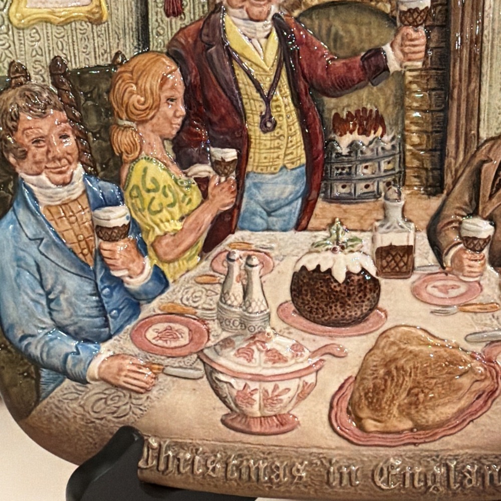 Vtg 1972 Royal Doulton Collectors Plate "Christmas in England"- 1st Edition - Picture 3 of 15